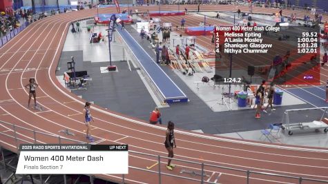 Women's 400m, Finals 7