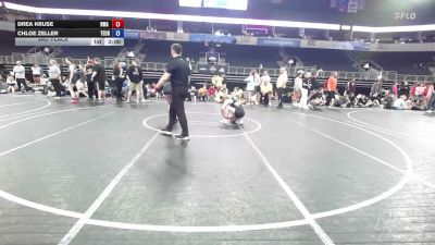 106 lbs 3rd Place - Drea Kruse, Nwa 2 vs Chloe Zeller, Tech Fall Elite (TFE)