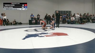 63 kg Cons. Sub-quarters - Kenton Cooke, Jackrabbit Wrestling Club vs Mateo Ochoa, Norse RTC