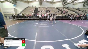 150-I lbs Quarterfinal - Kayleb Martin, Grainhouse Wrestling Club vs Kody Ward, Bangor