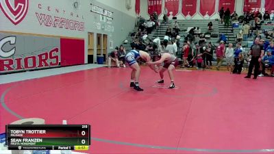 215 lbs Cons. Round 4 - Tobyn Trottier, Palisade vs Sean Franzen, Fruita Monument