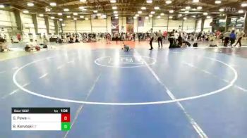 90 lbs Semifinal - Coreu Powe, AL vs Brighton Karvoski, CT