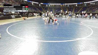 75 lbs Round Of 16 - Olivia Garner, Upper Perkiomen vs Muirenn Bagnell, Council Rock