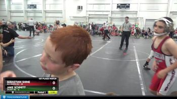 76 lbs Finals (2 Team) - Coleson Santi, All American vs Zachary Sandy, Jacket WC