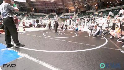 43 lbs Rr Rnd 2 - Parks Andrews, Team Tulsa RED vs Greyson Waag, Keystone Kids Wrestling Club
