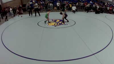 8U Boys - 62 lbs Cons. Round 1 - Wayland Knapp, Michigan vs Rockston Parr, Contenders Wrestling Academy