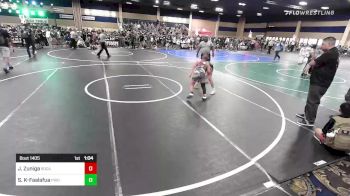 86 lbs Quarterfinal - Jeremiah Zuniga, SoCal Grappling Club vs Sophie Kula-Faalafua, Pride WC