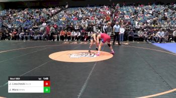 150 lbs Semifinal - Joseph Liescheski, Allen vs Jason Mara, Meridian