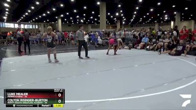 108 lbs Round 1 (6 Team) - Luke Mealer, Morris Fitness vs Colton Risinger-Burton, North Desoto Wrestling Academy