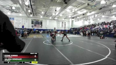 170 lbs Champ. Round 1 - Stone Torres, Mark Keppel vs Valeria Gonzalez, Palmdale