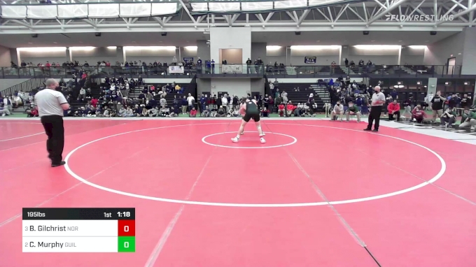 195 lbs Semifinal - Brendan Gilchrist, Norwalk vs Christopher Murphy ...