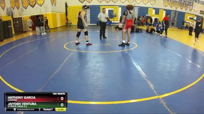 190 White Cons. Semi - JAIYDEN VENTURA, Cypress Creek H S vs Anthony Garcia, Gateway