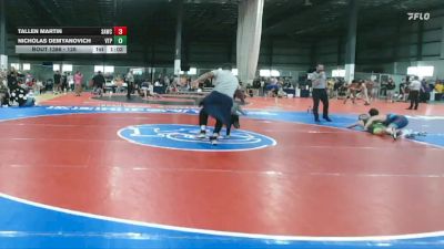 126 lbs Cons. Round 4 - Tallen Martin, South Augusta Wrestling Club vs Nicholas Demyanovich, VA Team Predator
