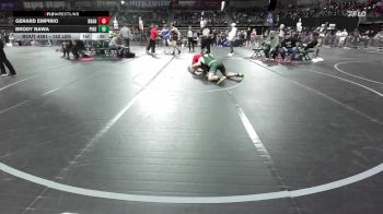 152 lbs Quarterfinal - Gerard Empirio, Branchville vs Brody Rawa, Pinelands Wrestling Club