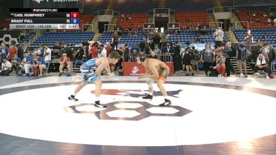 138 lbs Champ. Rd Of 64 - Cael Humphrey, California vs Brady Full, Pennsylvania