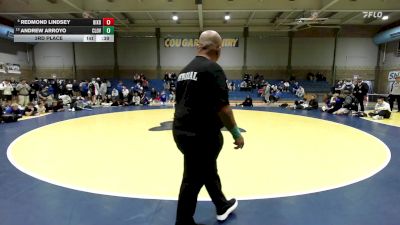 288 lbs 3rd Place - Redmond Lindsey, Bixby (OK) vs Andrew Arroyo, Clovis