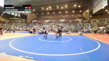 70 lbs Quarterfinal - Gatlin Johnson, Benton Parks Youth Wrestling vs Elijah West, Team Zulpo Perryville Wrestling