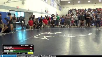 145 lbs Champ. Round 2 - Andre Garcia, Rebel Wrestling vs Ryan Rios, Butcher Shop Boyz