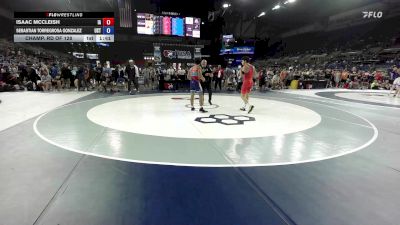 126 lbs Champ. Rd Of 128 - Isaac McCleish, IA vs Sebastian Torregrosa Gonzalez, UST