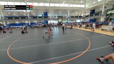 106 lbs 5th Place Match - Brodey Lewis, BAM TC vs Jake Pechter, Unattached