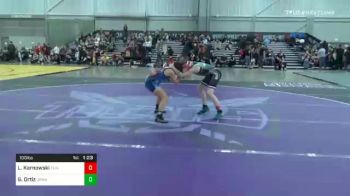 100 lbs Prelims - Leolyn Karnowski, Flint Hills Wrestling Academy vs Gabriela Ortiz, Okwa