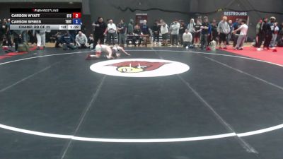 106 lbs Champ. Rd Of 32 - Carson Wyatt, SilvaBack Training Center vs Carson Spires, Team Utah