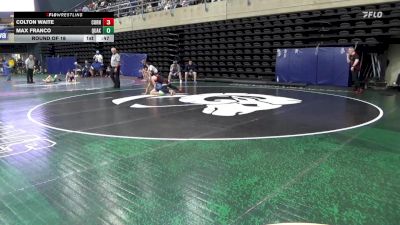 93 lbs Round Of 16 - Colton Waite, Corning vs Max Franco, Quakertown