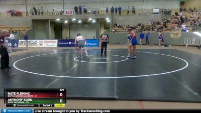 220 lbs Semis (4 Team) - Anthony Klein, Boyd Buchanan vs Nate Fleming, Battle Ground Academy