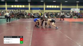 Match - Brady Phillips, Sanderson Wrestling Academy vs Manuel Corea, Gremlins Wrestling