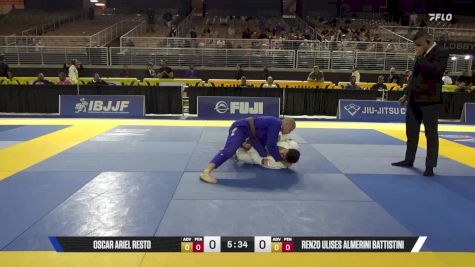 Jeremy Ryan Waite vs Oscar Ariel Resto 2025 Pan Jiu Jitsu IBJJF Championship