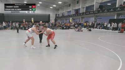 285 lbs Quarters - Rodney Sabin, Champions Wrestling Club vs Logan Van Vlymen, Jackrabbit Wrestling Academy
