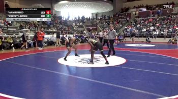 6A 120 lbs Quarterfinal - Aamir Reed, Little Rock Central High School vs Fredly Laibwij, BENTONVILLE HIGH SCHOOL
