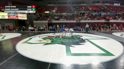 120 lbs Round 3 - Semis (4 Team) - Daniel Salazar, Amarillo Palo Duro vs Jacob Irvine, Leander