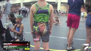 82 lbs Round 4 (6 Team) - Jax Ayars, ARES Black vs Kingstyn Simms, Ohio Heroes