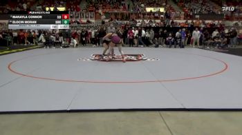 155 lbs Champ. Round 1 - Elocin Moran, St. George-Rock Creek HS vs MaKayla Connor, Silver Lake Hs