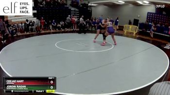 170 lbs. Cons. Round 3 - Ceejae Hart, Hickman vs Jordin Ragan, Northwest (Cedar Hill)