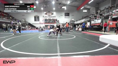 51-54 lbs Rr Rnd 2 - Josie Springfield, Runestone vs Jade Coffman, Sallisaw Takedown Club