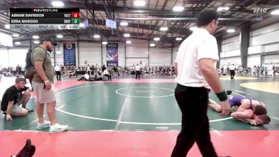 182 lbs Rr Rnd 2 - Abram Davidson, Patton Trained Red vs Ezra Masood, Team Shutt Garnett Trained
