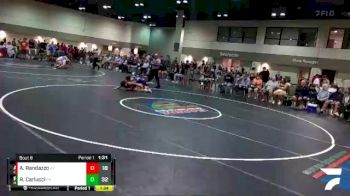 132 lbs Round 3 (6 Team) - Aedan Randazzo, Canes Wrestling vs Riley Carlucci, New England Gold