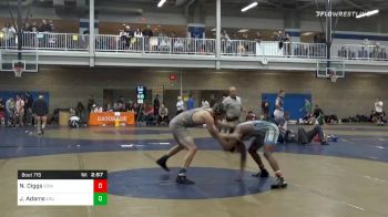 Consolation - Neamiah Diggs, Edinboro Unattached vs Jacob Adams, Cleveland State