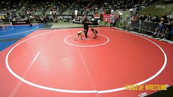 46 lbs Quarterfinal - Camila Ramirez, Mat Demon Wrestling Club vs Weston Whitehead, Oklahoma Wrestling Academy