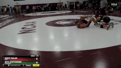 174 lbs Quarterfinal - Seth Goetzinger, Augsburg vs Jimmy Dolan, TCNJ