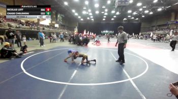 65 lbs Rr Rnd 2 - Nicolas Lott, Dragon Wrestling CO vs Chase Chelewski, Colorado Outlaws