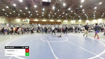 37 lbs Consi Of 8 #2 - Levi Wakefield, Elko WC vs Pedro Cortes, Elko WC