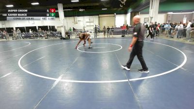 132 lbs Consi Of 128 #2 - Jasper Croom, FL vs Xavier Mance, GA