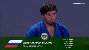 Abdurakhman Bilarov vs Erberth Santos Abu Dhabi World Professional Jiu-Jitsu Championship