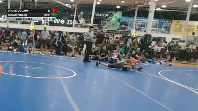 79 lbs Semifinal - Brock Collum, Kraken Red - EL vs Negan Fuller, Empire Wrestling Academy - EL