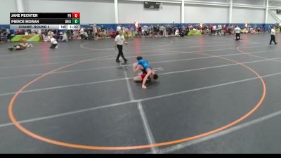 106 lbs Champ. Round 1 - Pierce Moran, Unattached vs Jake Pechter, Unattached