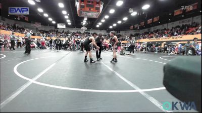 120 lbs Quarterfinal - Reese Rhodes, Comanche Takedown Club vs Aaron Chavez, Del City Little League