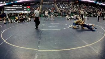 2A 157 lbs Cons. Round 3 - Alex Cazares, North Surry vs Jovanny Zarate Arellens, Forbush